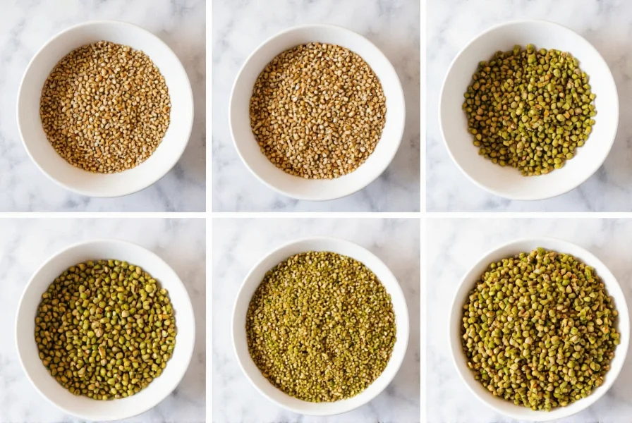 Step-by-step photos of making chili lime pepitas from raw seeds to finished product