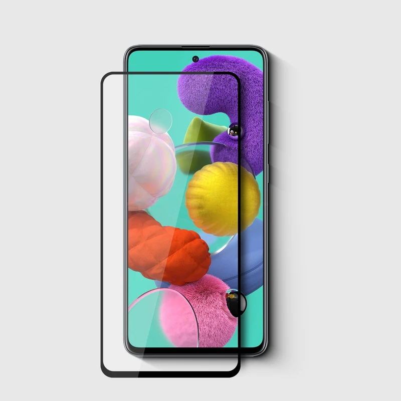 

2.5D side glue 0.33mm 9H tempered glass for samsung galaxy A51 screen protector