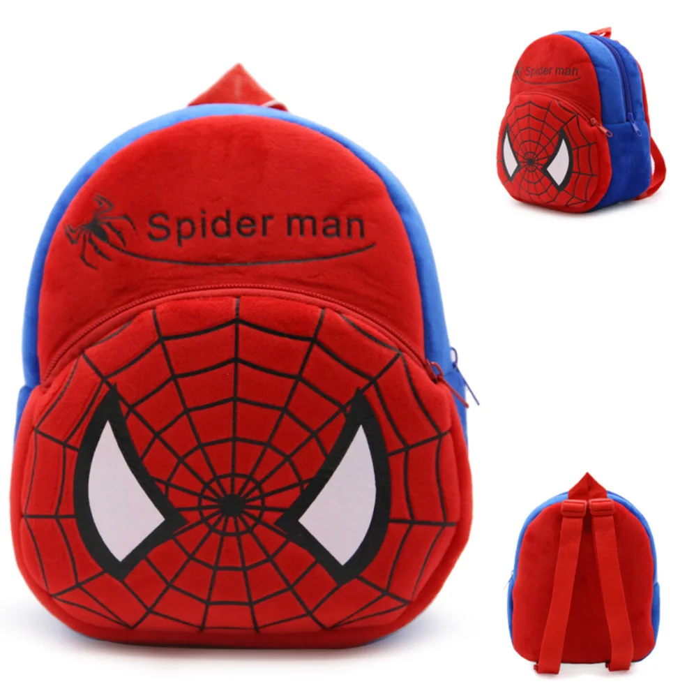 

New Style Custom Logo Soft Cartoon Mini Kids Plush Backpack Bag For Children