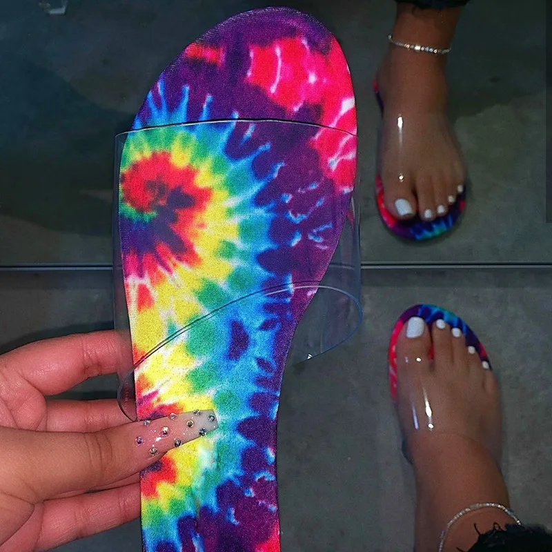 

2020 Amazon Aliexpress Fashion Hot Sale Lady Slippers Color Light Transparent Shoes For Women Beach Casual House