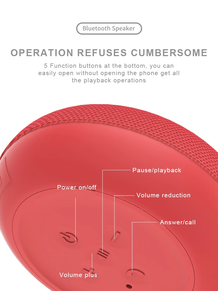 Amazon Top Selling BX-16 TWS mini speaker portable speaker bluetooth speaker - ANKUX.COM