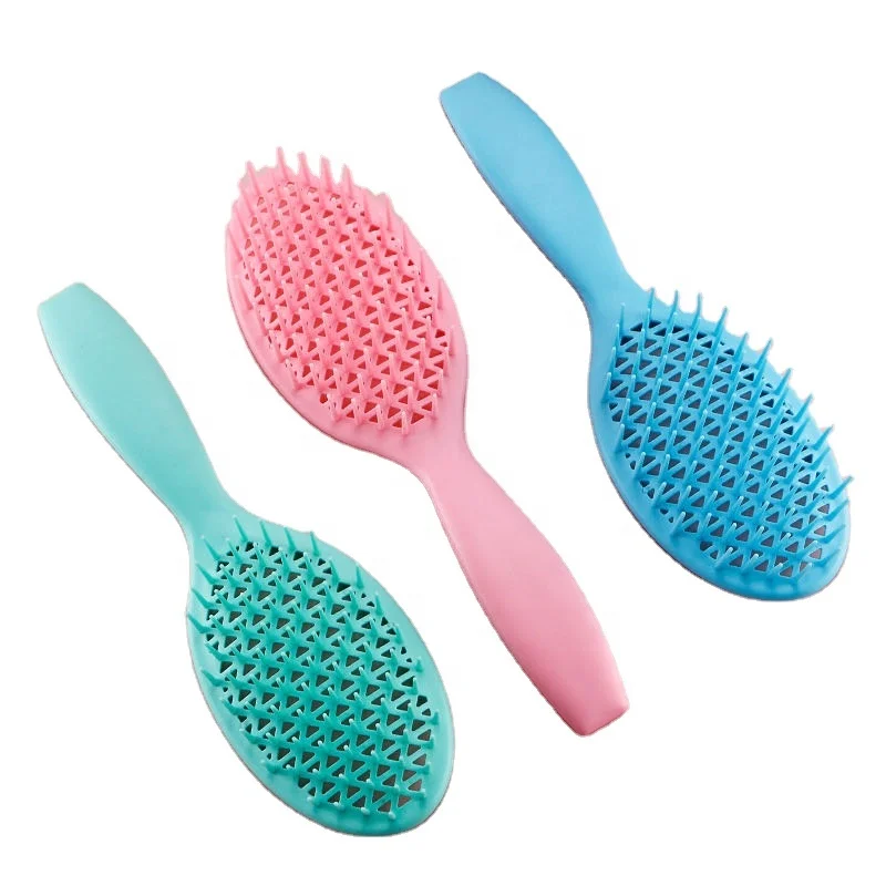 

Wholesale Custom Logo ABS Multi Colors Wet Use Detangling Curly Vent hair Brush