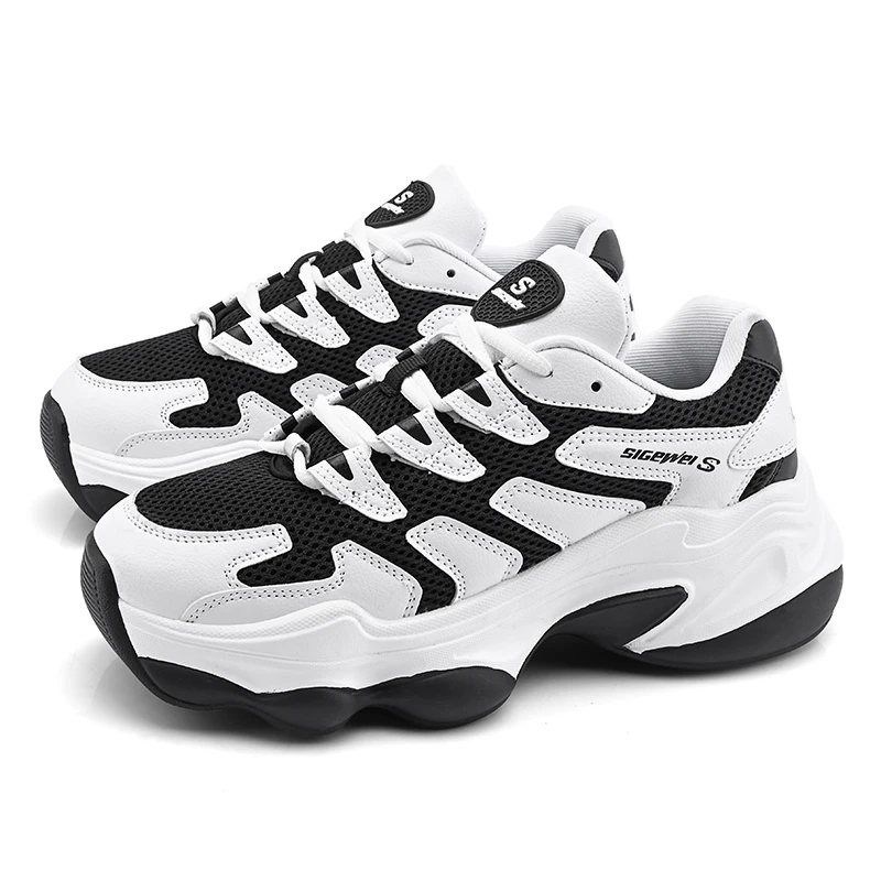 

Reflective shoelaces Sneakers For Men,Comfortable Lace-Up TPU Sepatu Tenis Bla Men Casual Shoes