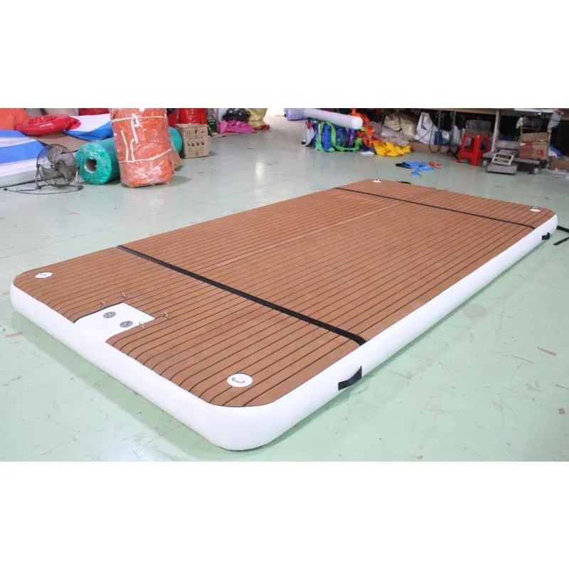 

High quality inflatable yacht dock inflatable water floating dock platform for sale