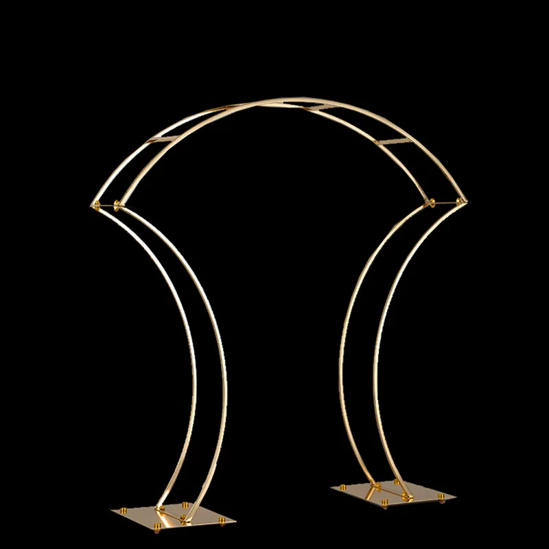 

Wedding Centerpieces & Table Decorations Gold Arch Backdrop Stand Flower Stand Wedding Decoration For Event Party Decor
