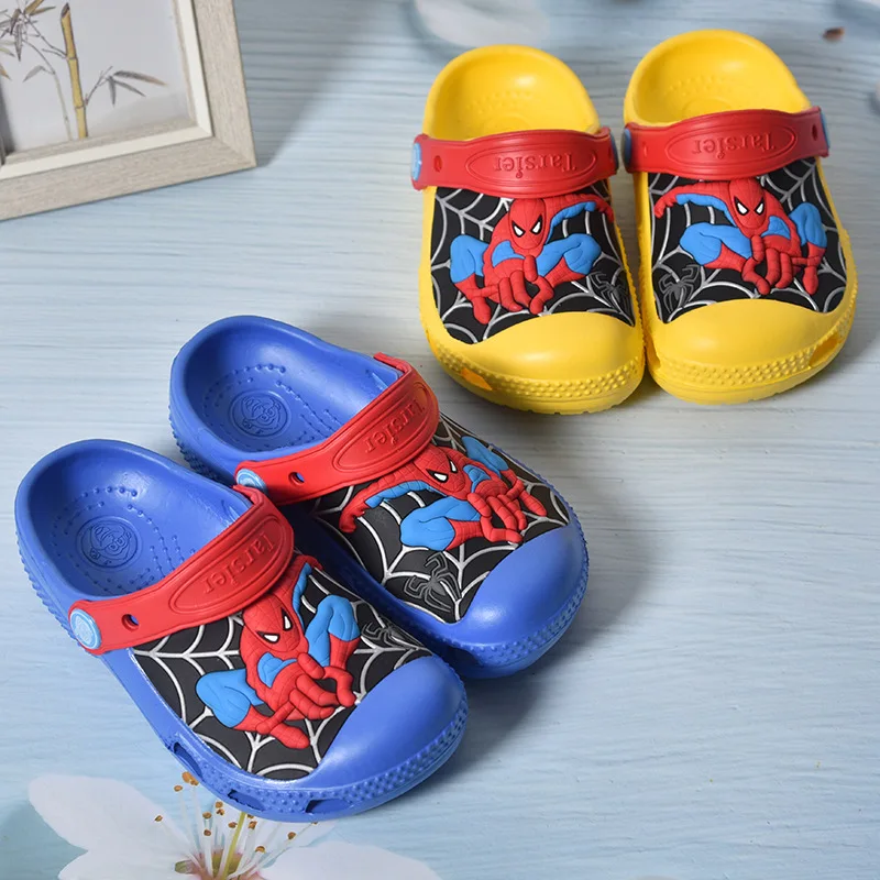 

Children's Shoes Summer Closed Toe Baby Cartoon Fashion Sandals Orthopedic Sports EVA Leather Soft Baby Shoes Beach Shoes