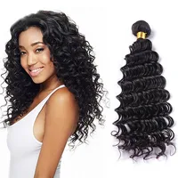 

Real Brazilian Cuticle Aligned Deep Wave Human Hair Extension Vendors Dropship Mink Remy Virgin Hair Weave Bundles With Closure