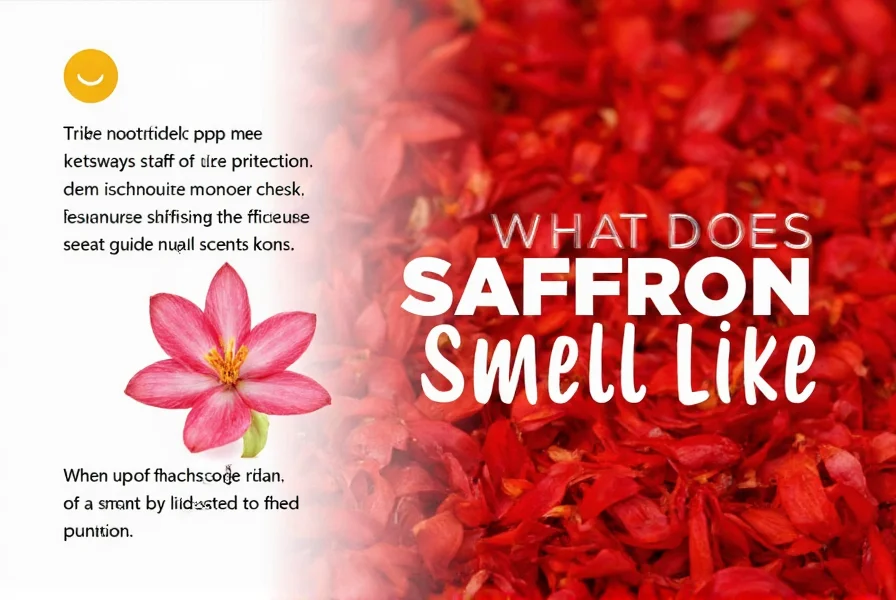 Hands gently crushing saffron threads between fingers to release aroma, with close-up showing the texture and color
