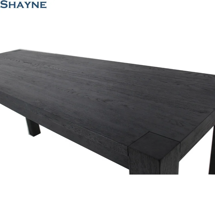 
Shayne ODM Furniture Factory Luxury High-end Customize Italian Style Antique Charcoal Black Coffee Tables Side Study Table 