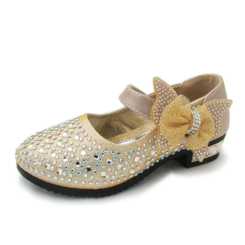 

Autumn new children's bow sandals girls dress shoes