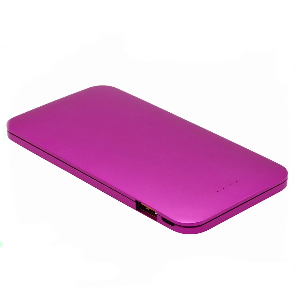 

Super Slim QC3.0 Fast Charging Power Bank 5000mAh for Samsung Type-C Charger, Black, gray, silver, red