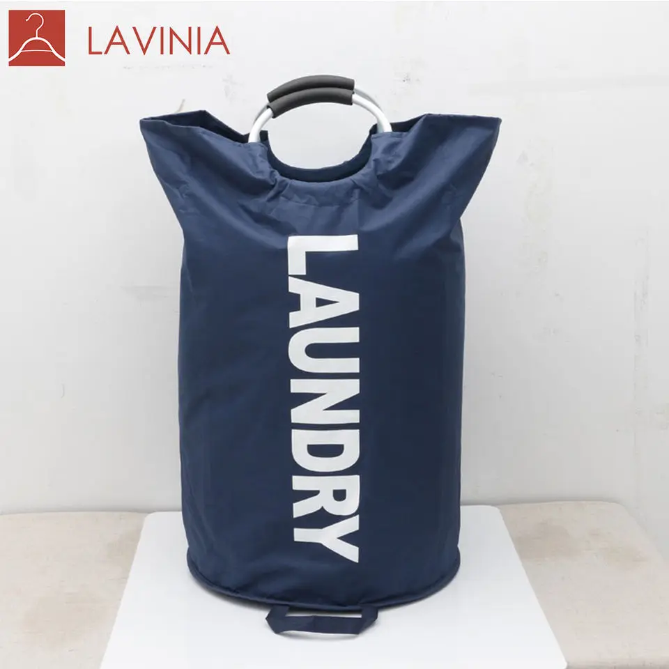 

Lavinia Collapsible Oxford Fabric Laundry Hamper Home Use Bathroom Storage Foldable Washing Box