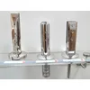 Square head glass railing spacing holder pool fence toughened metal holder stainless steel spigots