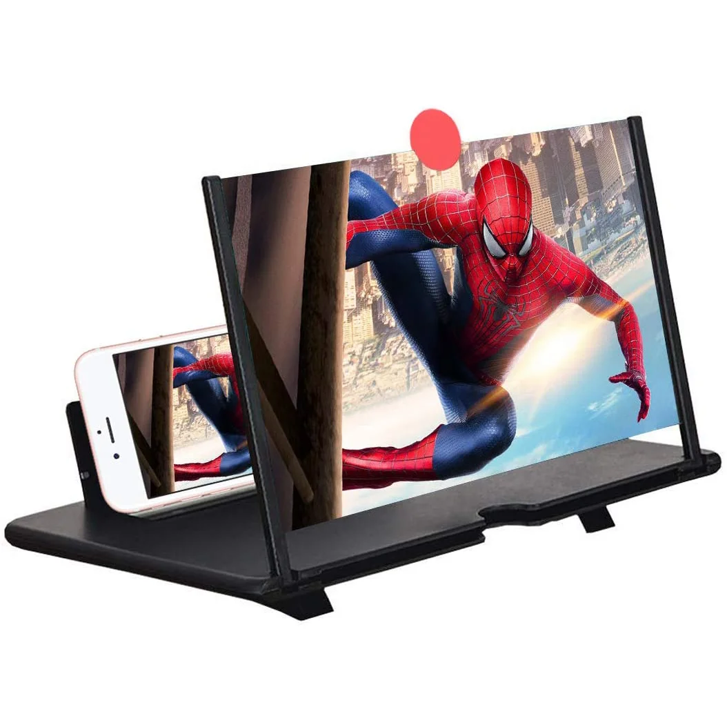

2022 Amazon Hot Sale 10/12 Inch Mobile Phone Screen Amplifier 3d screen magnifier