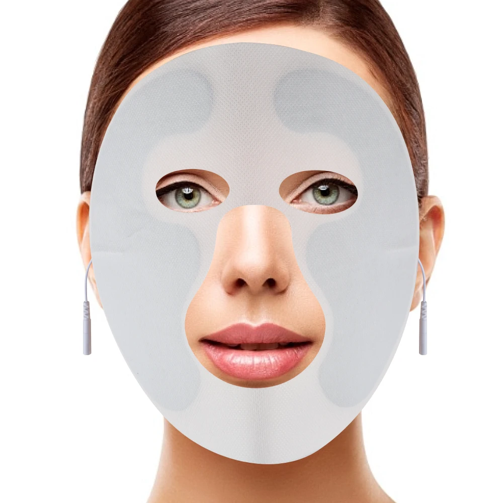 

Wholesale Facial Massage Pulse Therapeutic Medium Low Frequency Self Adhesive Electrode Pads Facial Mask Sheet, White