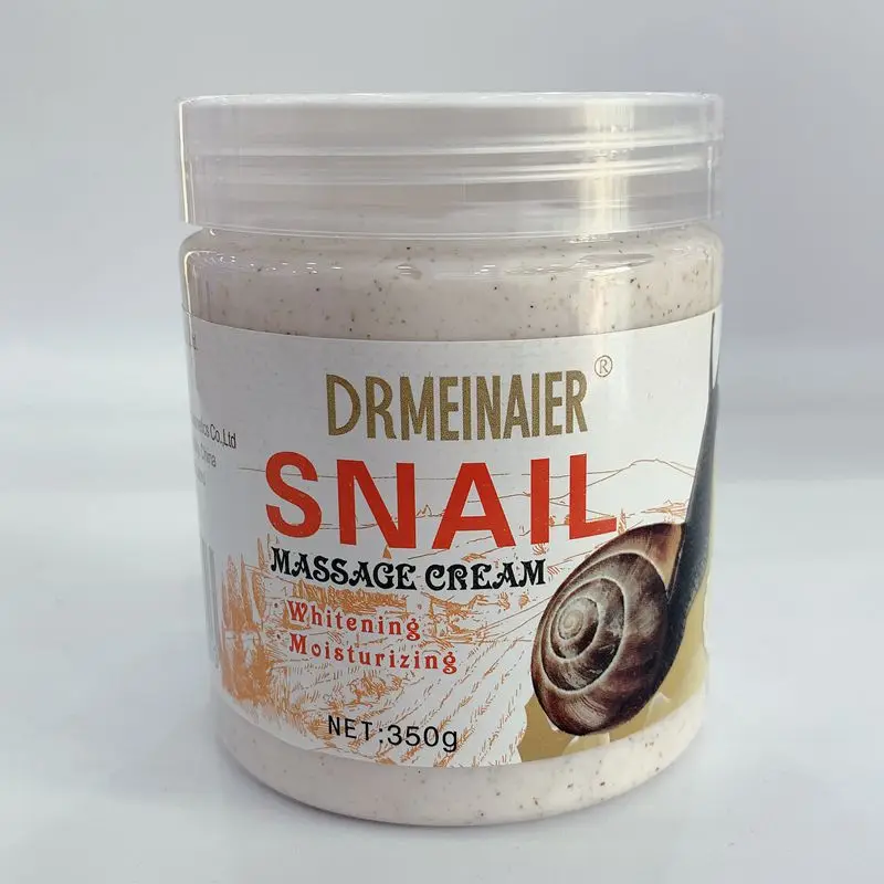 

Snail message skin whitening exfoliating face scrub cream