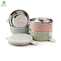 

double wall vacuum seal keep warm lunch box , food steamer lunch box, stainless steel lunch box