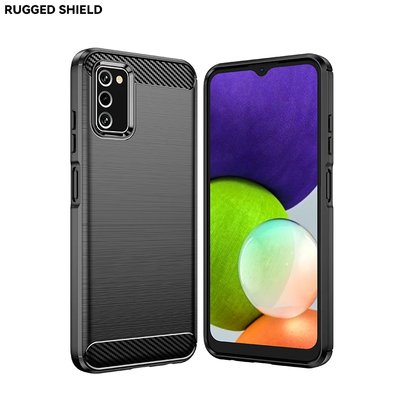 

silicon cases for samsung A12 case Carbon Fiber Soft TPU mobile Phone Case For Samsung Galaxy A12 back cover