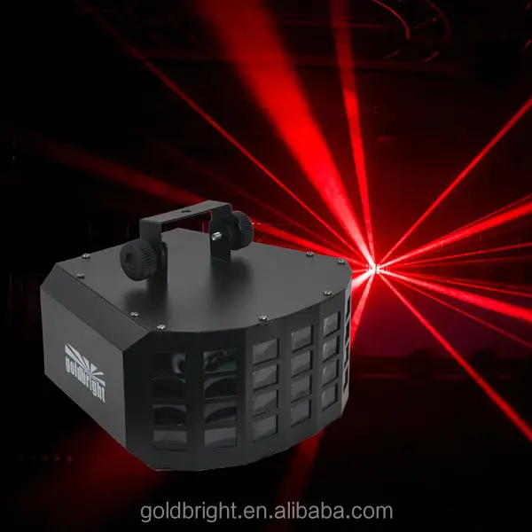 GM038N 2pcs Luminous 40W RGBW 4-in-1 LED Derby 28 Quad Effects Light For Club/DJ's/Ballroom