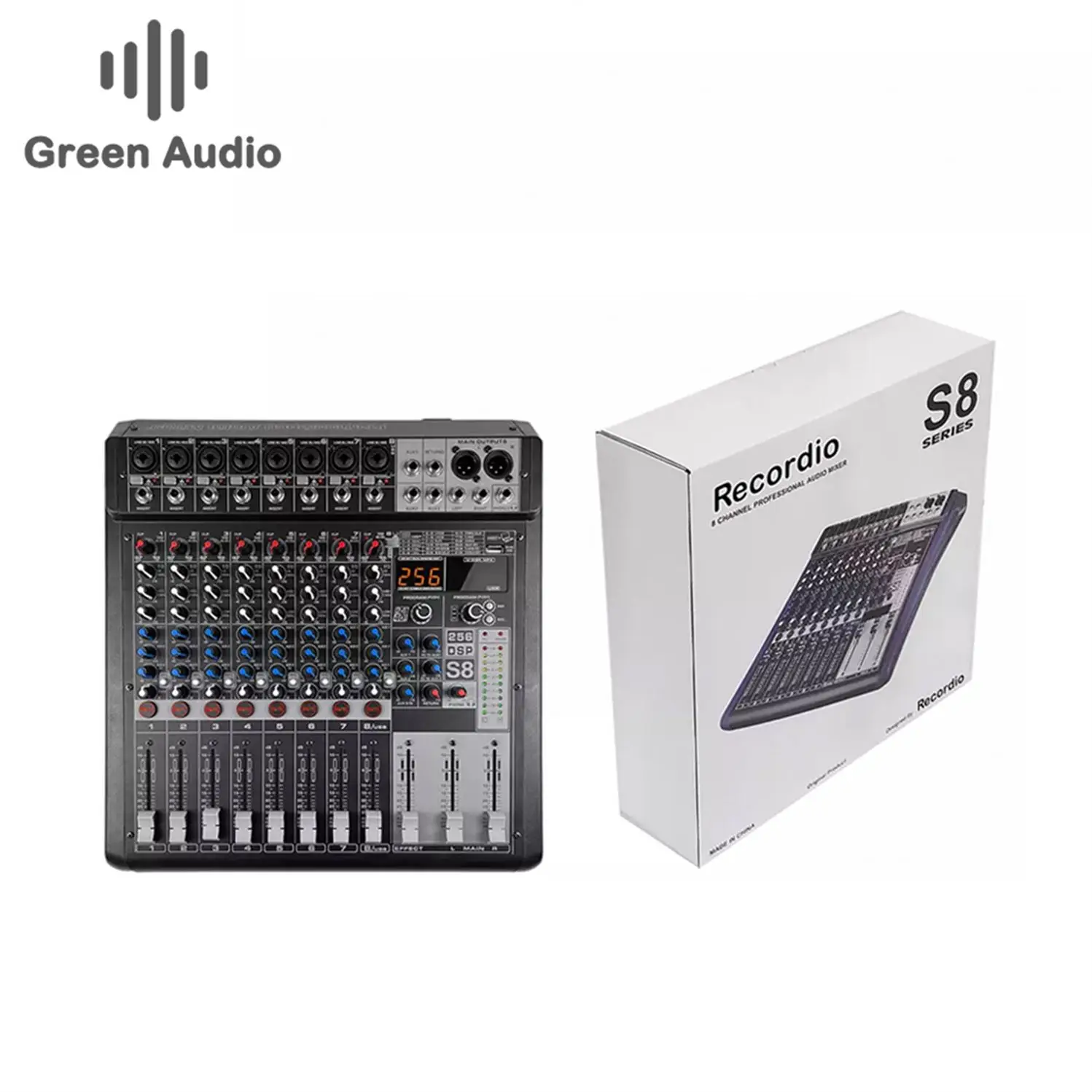 

GAX-S8 Hot Selling Mixer Audio Macki With Low Price