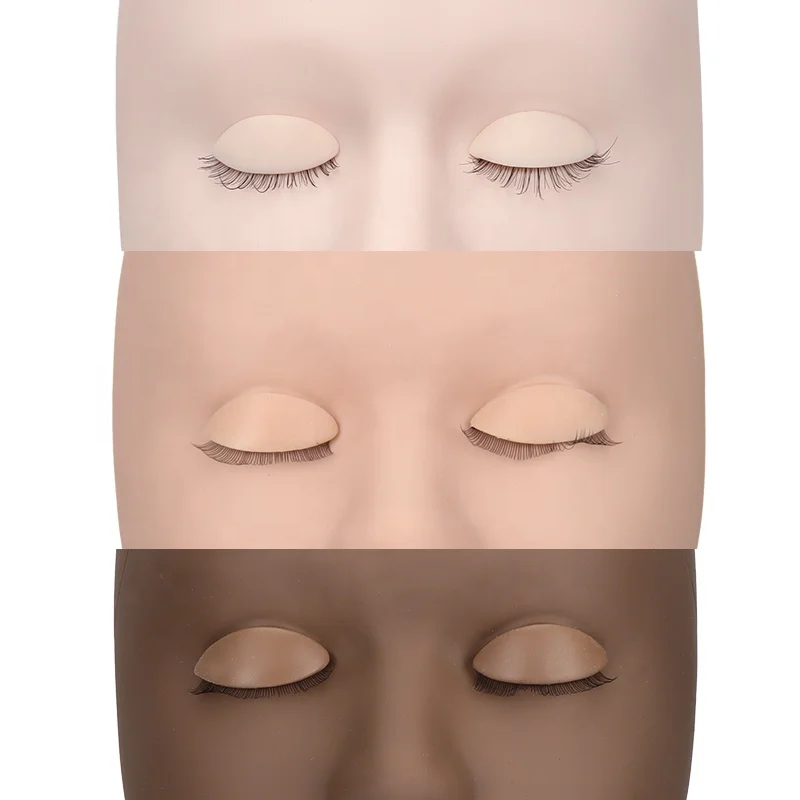 

2021 Hot Selling Mannequin Head For Salon Training Realistic Mannequin Head Lashes, Pink/middle/brown