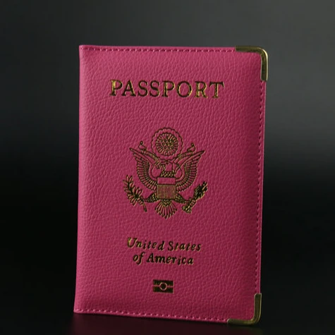 

US multi-function PU passport holder Travel Passport Holder Cover ID Card Bag Passport Wallet Protective Sleeve Storage Bag, As the picture