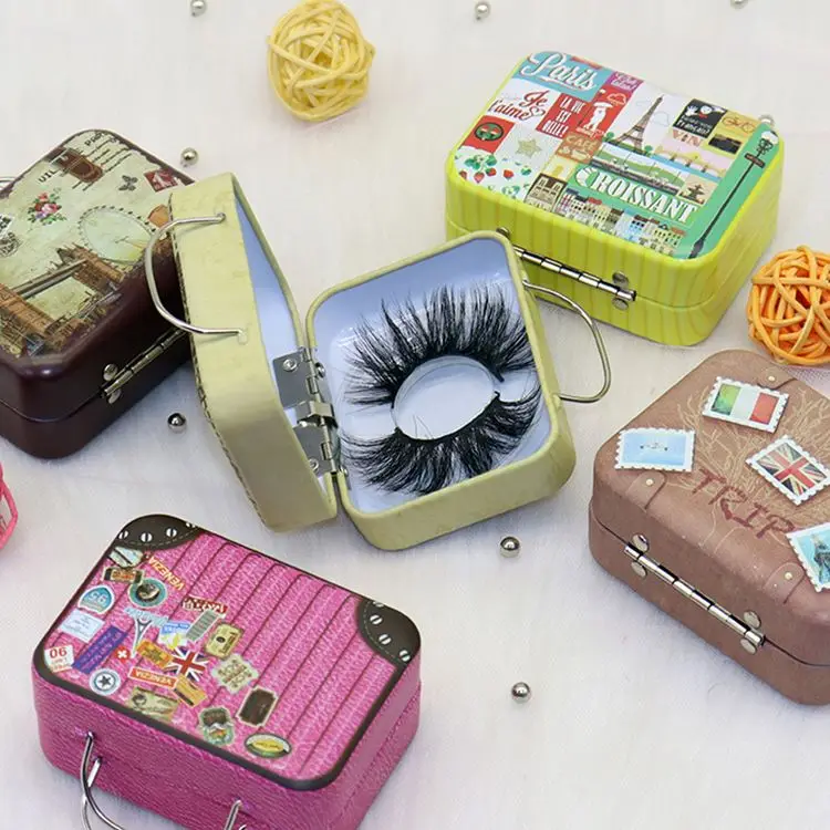 

Private Label 3D Real Mink Eyelash 100% Mink Fur False Eyelashes With Custom Eyelash Package, Natural black or colorful