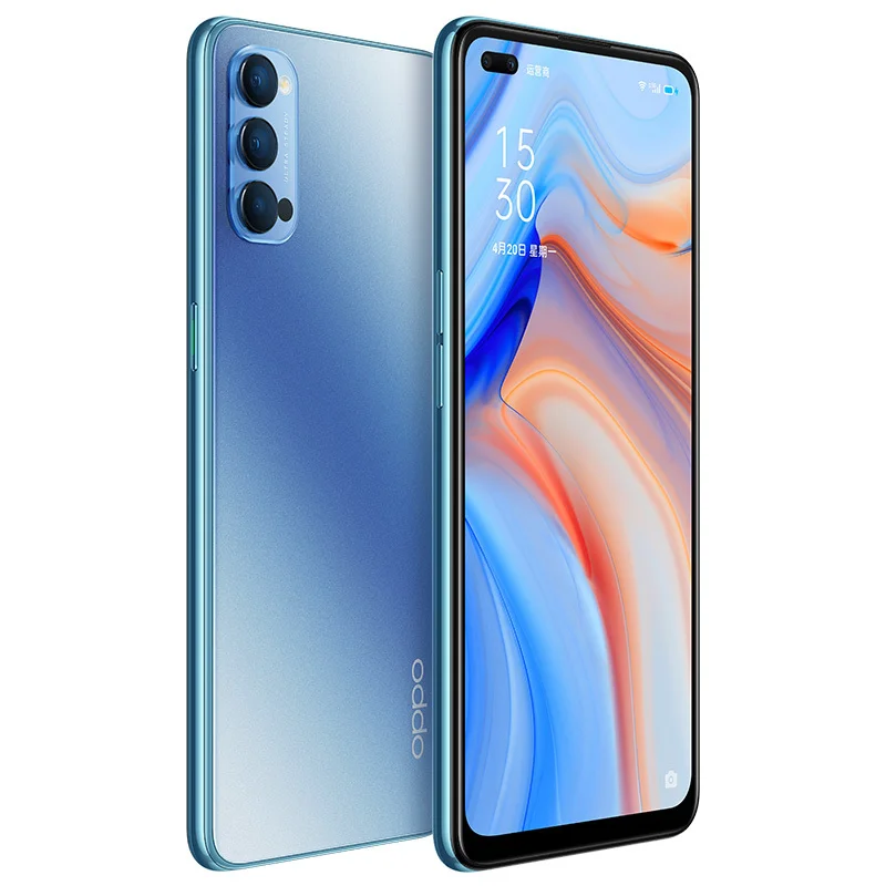 

New Original OPPO Reno 4 5G Smartphone 8+128GB 6.4" Snapdragon 765G Android10 Octa Core OPPO Reno 4 Mobile Phone