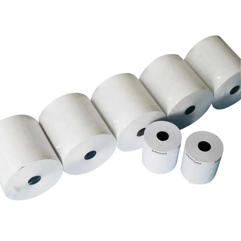 

BPA Free Thermal Paper for Printing 80X80mm Adhesive Thermal Jumbo Roll POS Paper