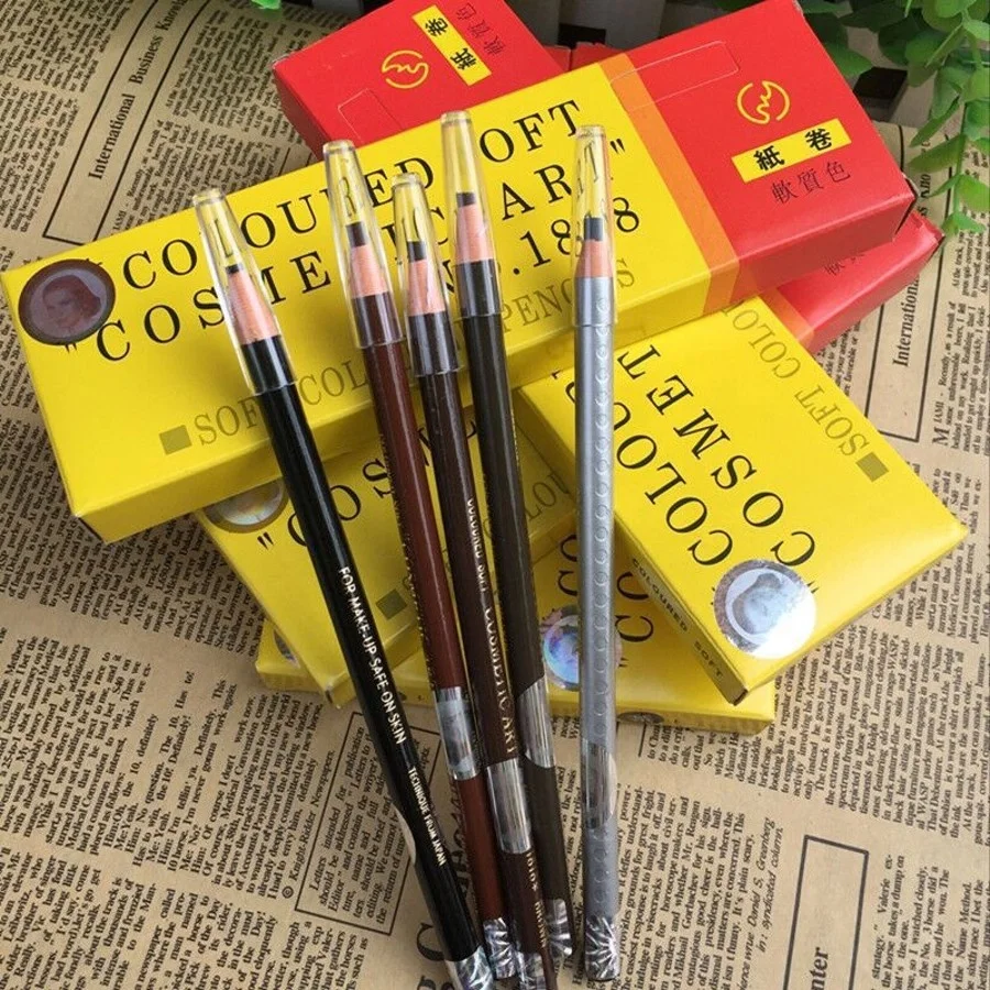 

Newest peel off wax eyebrow pencil for makeup eyebrow microblading tattoo