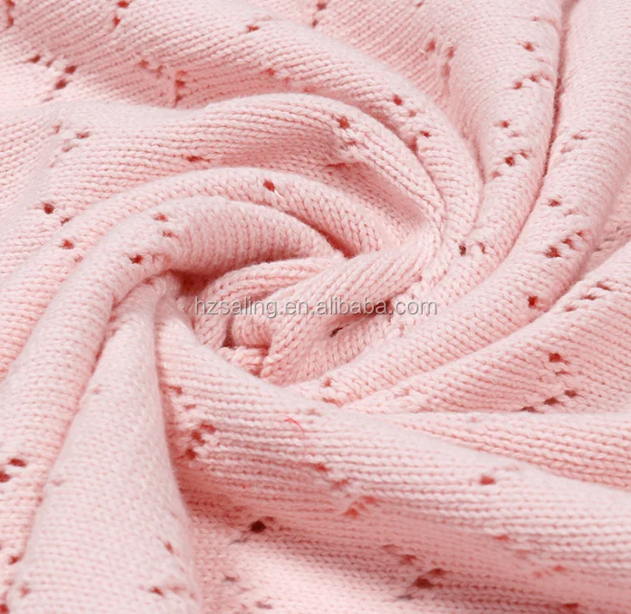 New Arrival Baby Blanket Boys Girls Soft Knitted Cotton Baby Blanket