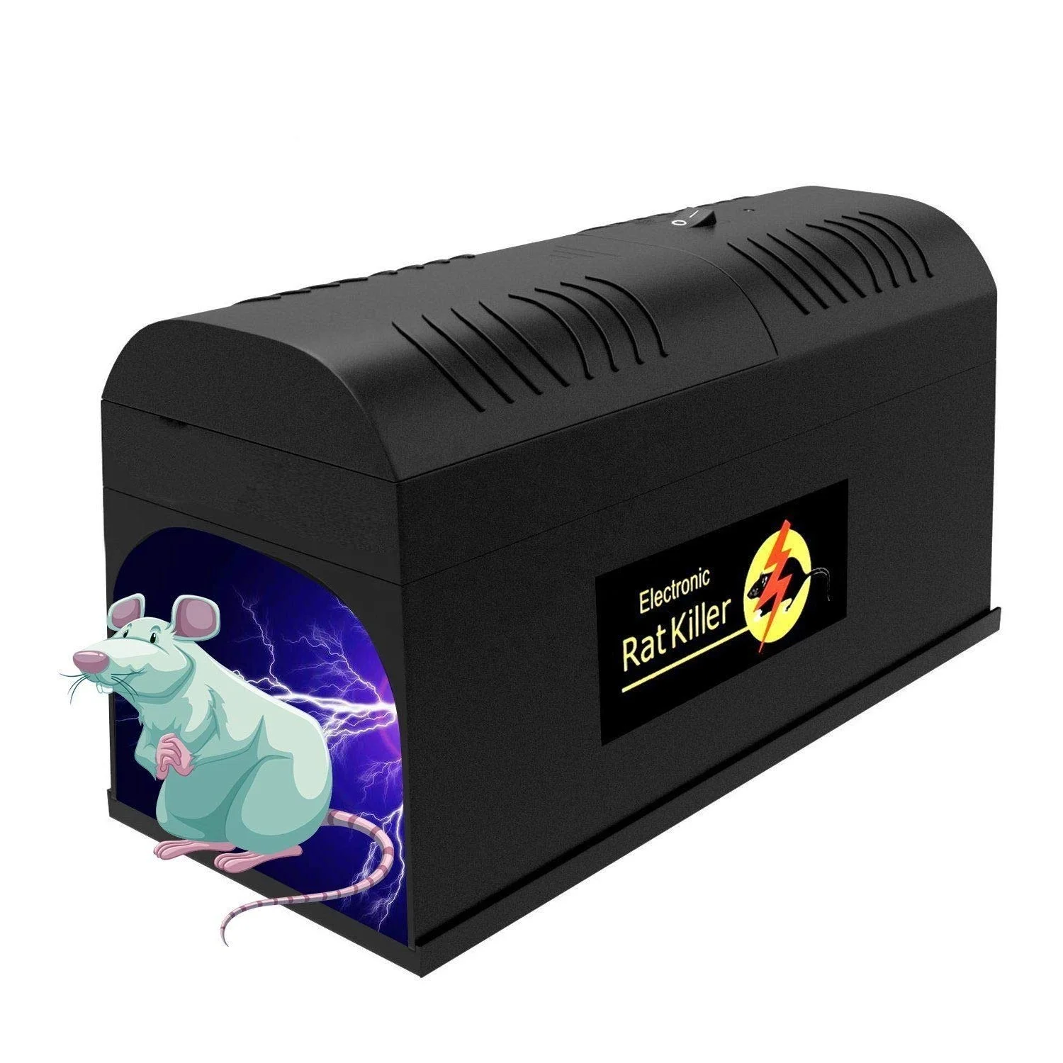 

EPA Indoor Outdoor High Voltage Electronic Rodent Killer Humane Electric Shock Mouse Trap for Hunting Mice Rat Mole Vole Marten