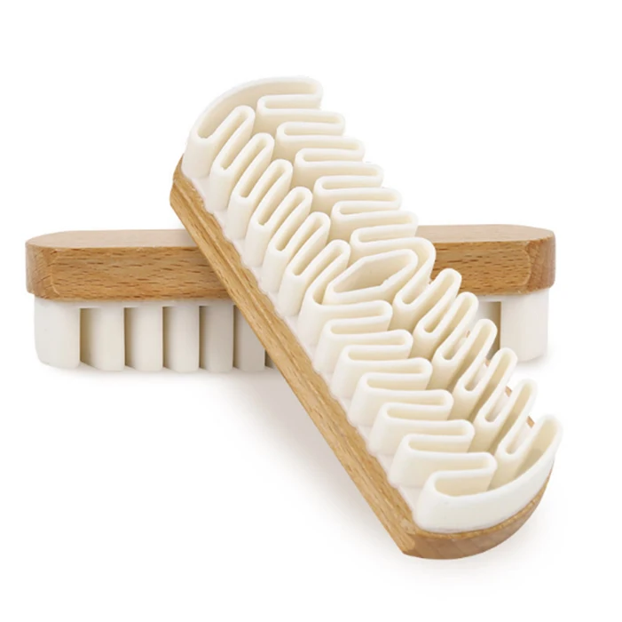 

Melenlt Shoe brush velvet care brush maintenance decontamination flannel suede shoe brush