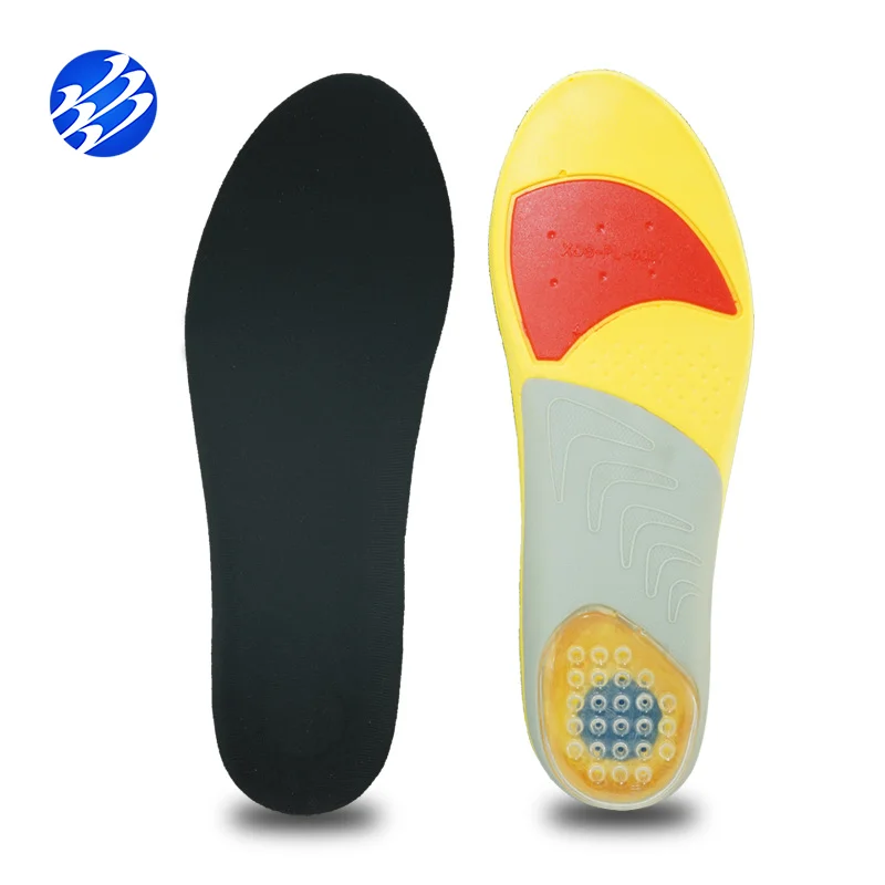 

Comfort Extra Shock Absorption Active Sport Walking Athletic Shoe Insoles For Hiking, Black