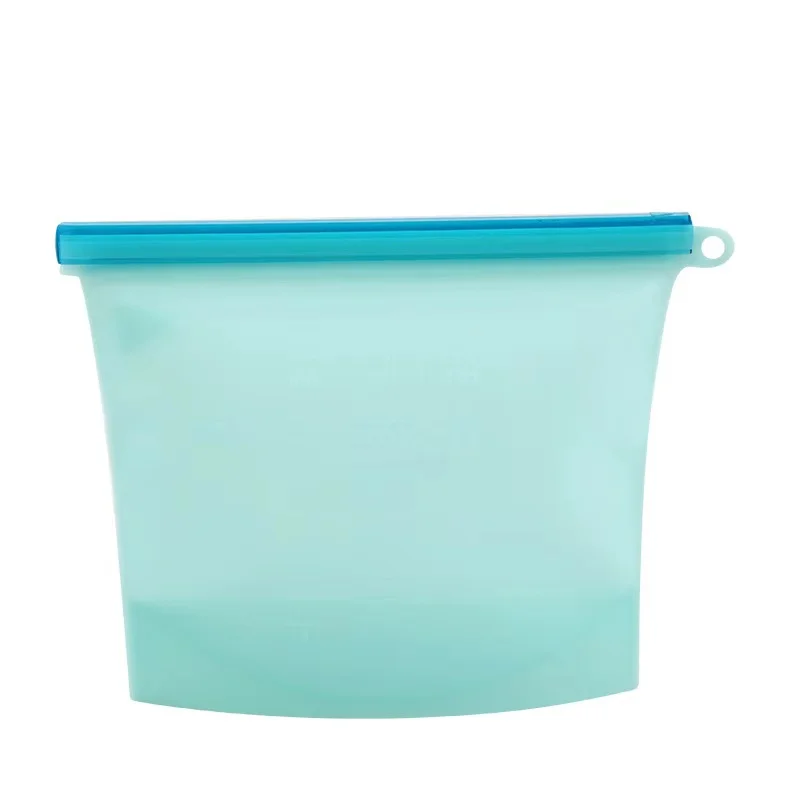 

500ml 1000ml 1500ml and 4000ml leak proof good quality safe reusable easy to use silicone food storage bag, Customized pantone color