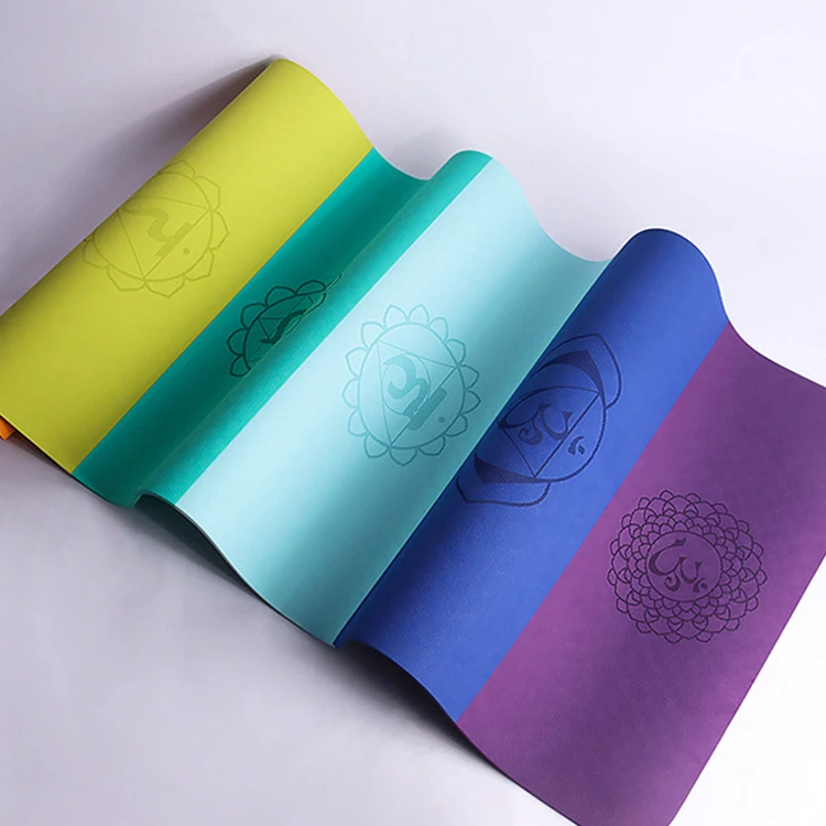 

Rainbow Pattern Hot Selling 6mm Custom Logo Thick Fitness & Exercise Gymnastics Equipment Wholesale Eco Friendly Yoga Mat