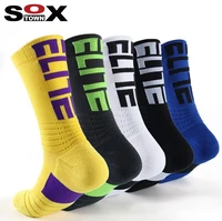 

SOXTOWN Low MOQ wholesale compression custom logo athletic running super elite cycling basketball men terry crew sports socks