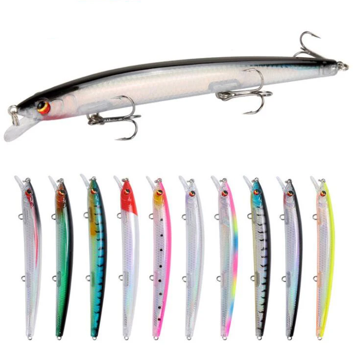 

Gorgons 138mm 15.4g floating fishing lure minnow diving minnow lure with best price, Vavious colors