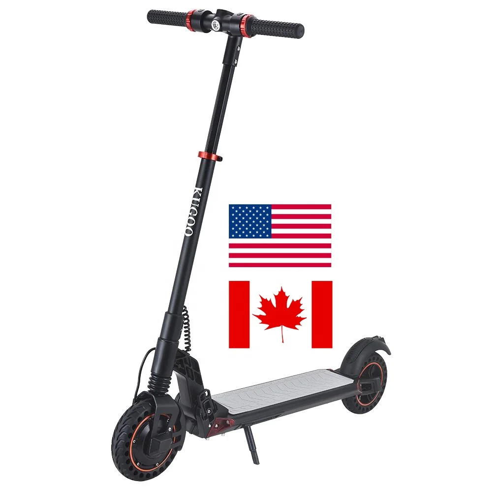 

USA Canada Warehouse Kugoo S1 Plus UltraLight Folding Electric Scooters for Adults 8 inch Honeycomb Tyre with LCD display, Black