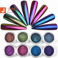 

0.3g Chameleon Mirror Nail Glitters Powder DIY Nail Chrome Pigment Dust Manicure Nail Art Decoration Tools 8 Colors