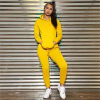 

Women plain designer track 2 piece jogging suit set