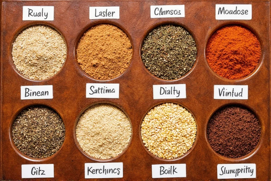 Organized spice drawer