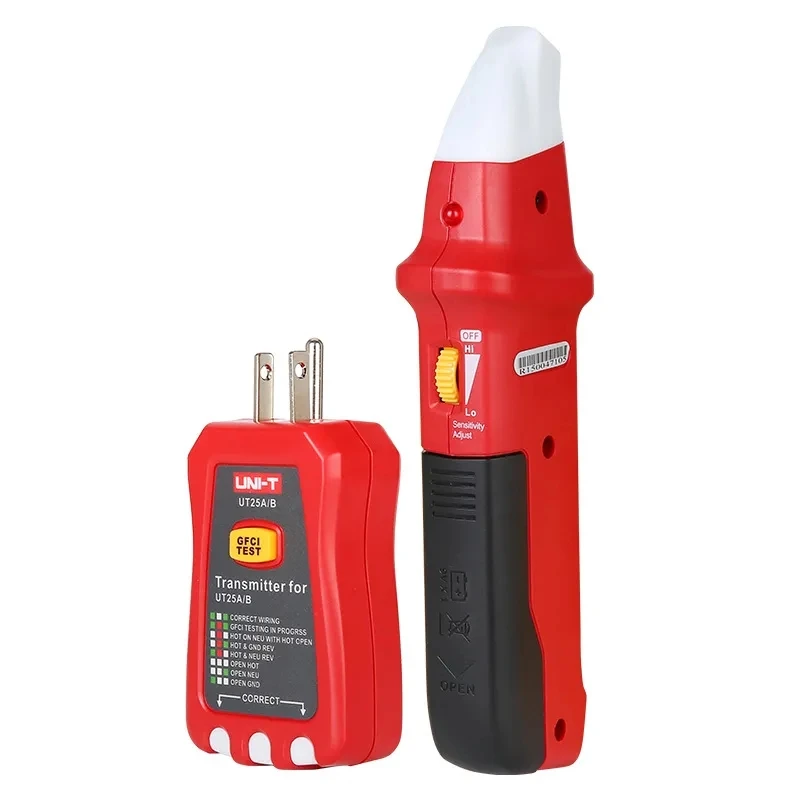 

UNI-T UT25A Professional Automatic Circuit Breaker Finder Socket Tester Electrician Diagnostic-tool with LED Indicator