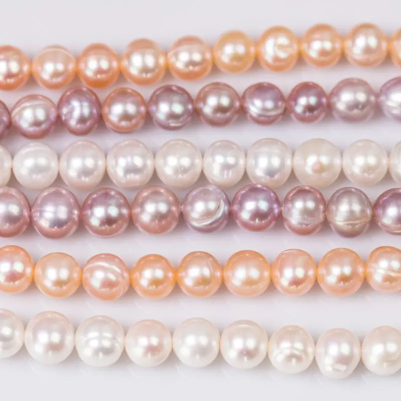 

3mm-12mm wholesale cultured loose pearls strands genuine freshwater beads pearls for jewelry making jewellery