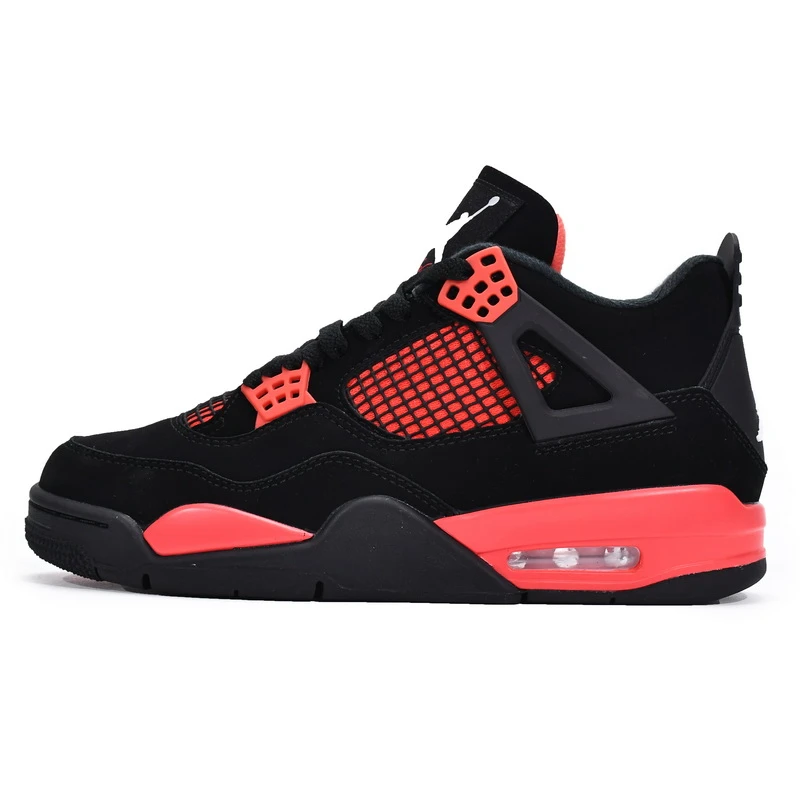 

Jordan 4 Retro Red Thunder men women sneakers casual sports shoes basketball tenis