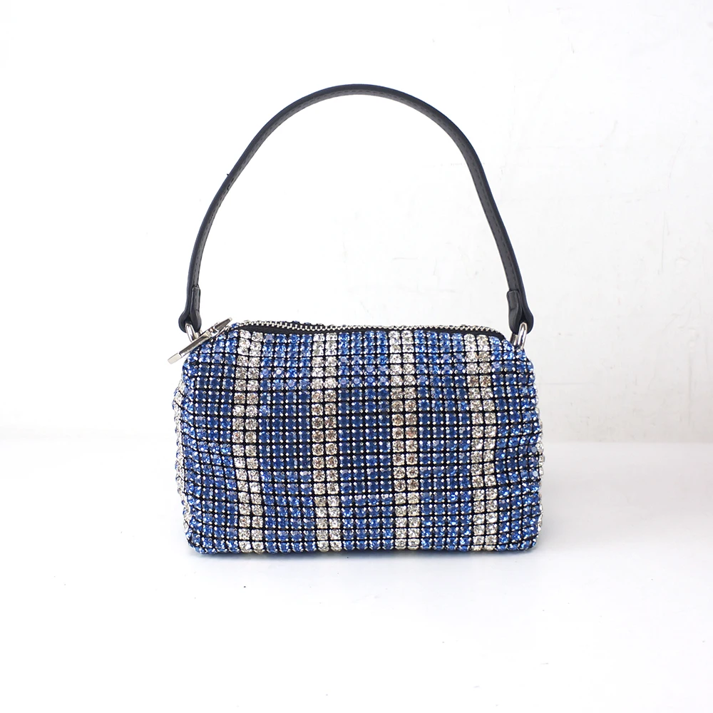 

2021 New arrive lady fashion handbag crossbody luxury tote bag rhinestones purse