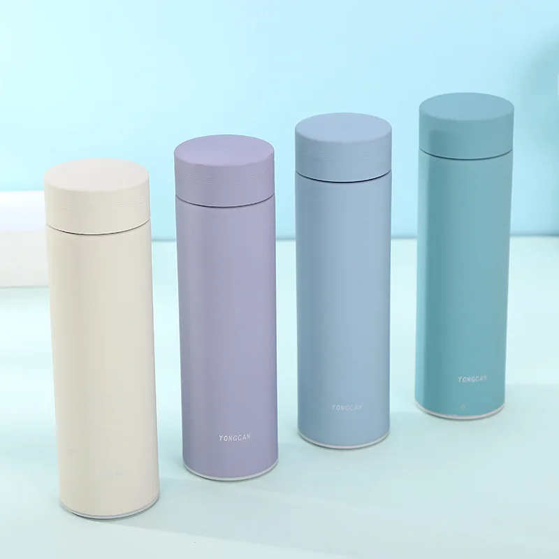 

2020 Popular Drinking Water Bottle Customized 304 Double Wall Stainless Steel Thermos Vacuum Flask With LOW MOQ, Natural / blue / red or custom color