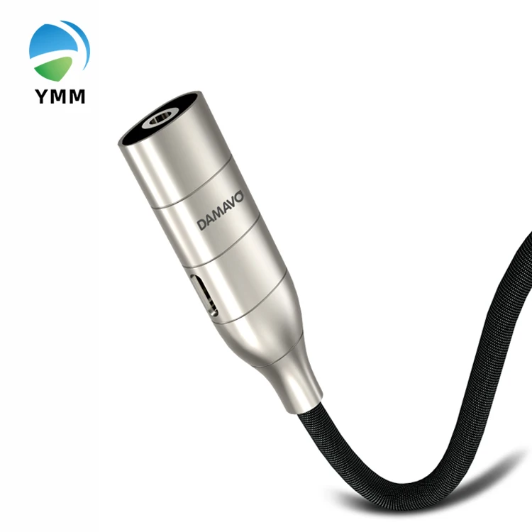 Wholesale price magnetic usb cable 3 in 1 type-c 3.5 female port usb data cable