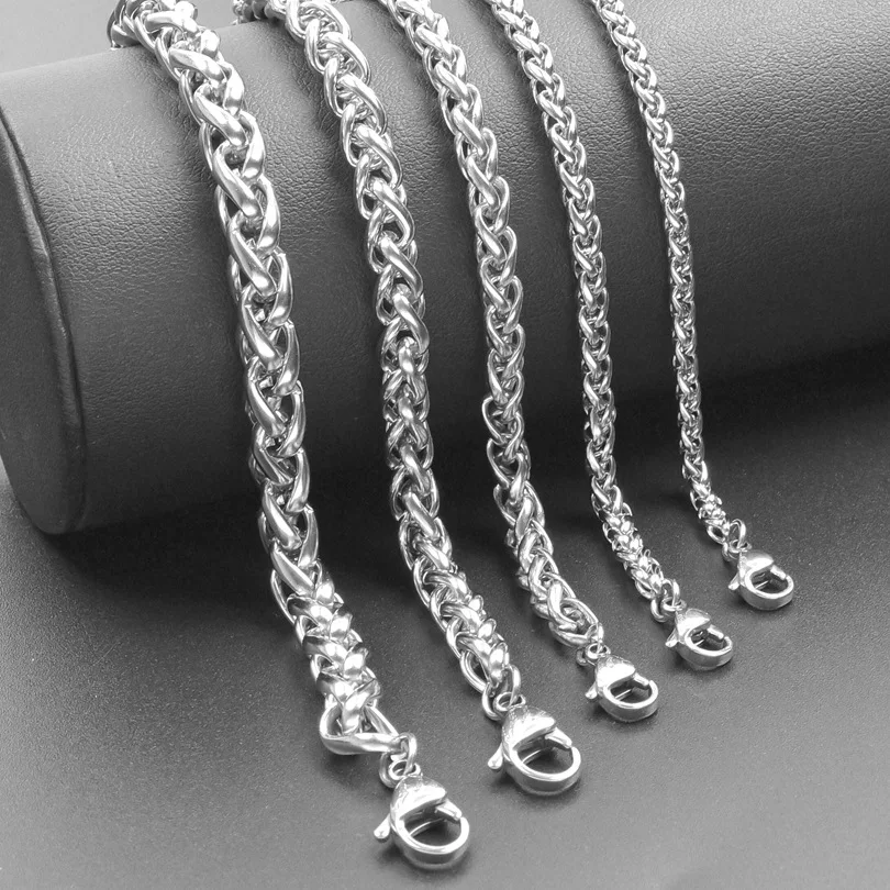 

3mm 6mm 5mm Stainless steel keel chain jewelry making diy handmade accessories luxury jewelry findings product component