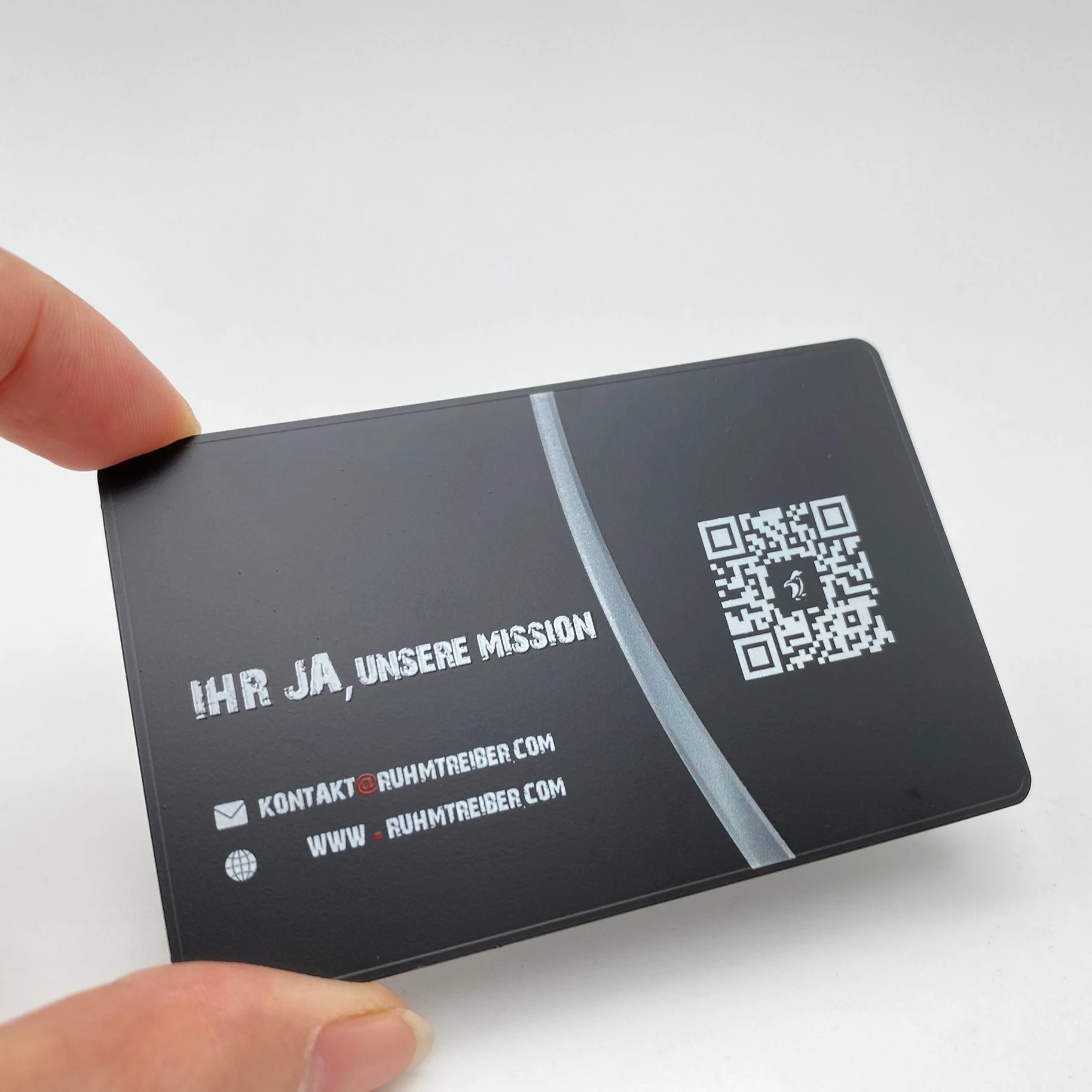 DU black metal business cards